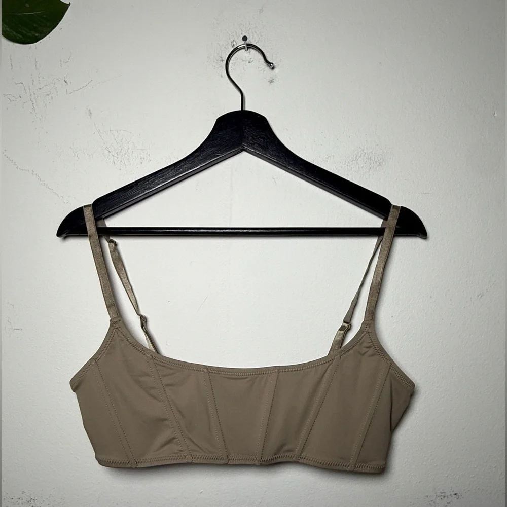 Skims Beige / Tan Bikini Top - XL
